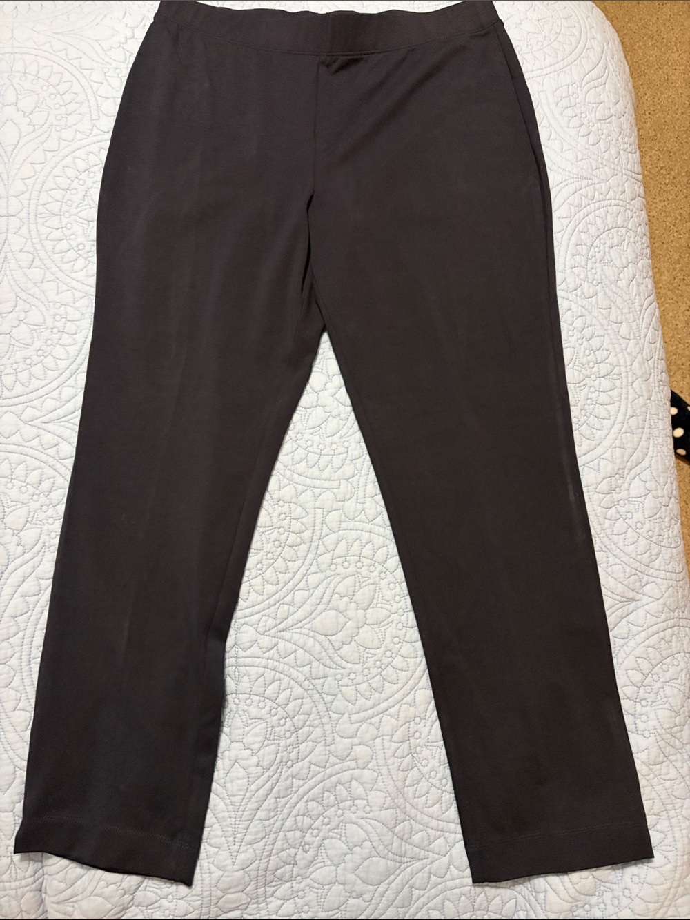 Talbots Black Pull-On Dress Pants